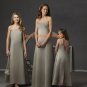 Floor-length Strapless or Spaghetti Strap Custom-made Bridesmaid Dress/Evening Dress/Home Coming
