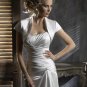 Scoop Neckline Strapless Custom-made Wedding Dress