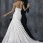 Custom-made Mermaid Sweetheart Neckline Strapless Beaded Lace-up Taffeta Wedding Dress