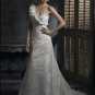 Detachable Shoulder Sweetheart  Lace Custom made Wedding Dress