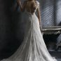 Detachable Shoulder Sweetheart  Lace Custom made Wedding Dress
