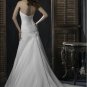 Custom made Sweetheart Neckline Strapless Organza Wedding Dress