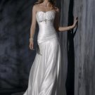 Sweetheart Neckline Beaded Lace-up Strapless Bridal Gown