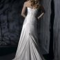Sweetheart Neckline Beaded Lace-up Strapless Bridal Gown