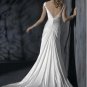 Sexy Sheath V Neckline Backless Bridal Gown