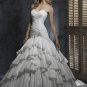 Sweetheat Strapless Backless Beaded Lace-up Taffeta Wedding Dress Bridal Gown