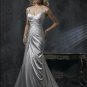 Sexy Spaghetti Strap Backless Appliqued  Wedding Dress Bridal Gown