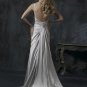 Sexy Spaghetti Strap Backless Appliqued  Wedding Dress Bridal Gown