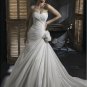 Sweetheart Neckline Strapless Taffeta Wedding Dress Bridal Gown