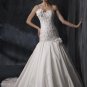 Mermaid One Shoulder Sweetheart Neckline Appliqued Beaded Wedding Dress Bridal Gown