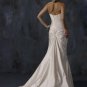 Sheath Lace-up Taffeta Jacket Wedding Dress Bridal Gown