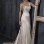 Sexy Halter Backless Lace-up Beaded Wedding Dress Bridal Gown