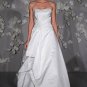 Backless Scoop Neckline Beading Taffeta Wedding Dress Bridal Gown