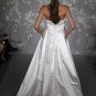 A-line Strapless Beading Wedding Dress Bridal Gown