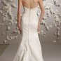 Backless Strapless Appliqued Wedding Dress Bridal Gown