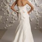 Mermaid Strapless Sweep Train Satin Wedding Dress Bridal Gown