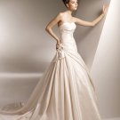 Sweetheart Appliqued Beading Taffeta Wedding Dress Bridal Gown