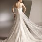 A-line Appliqued Beading Taffeta and Tuller Wedding Dress Bridal Gown