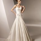 Sexy One-shoulder Sweep Train Taffeta Wedding Dress Bridal Gown