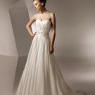 Sweetheart Neckline Chiffon Wedding Dress Bridal Gown