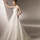 Sweetheart Appliqued Organza Wedding Dress Bridal Gown