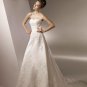 Scoop Neckline Appliqued Beading Wedding Dress Bridal Gown aq0029
