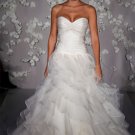 Sweetheart Strapless Organza Beading Wedding Dress Bridal Gown JH009