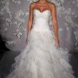 Sweetheart Strapless Organza Beading Wedding Dress Bridal Gown JH009