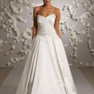 Sweetheart Ball Backless Taffeta Wedding Dress Bridal Gown JH012
