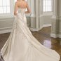 A-line Sweetheart Applique Lace-up 2012 Wedding Dress