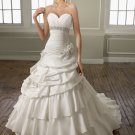 A-line Sweetheart Beading 2012 Wedding Dress