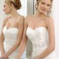 A-line Sweetheart Appliques Lace-up 2012 Wedding Dress