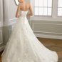A-line Sweetheart Appliques Lace-up 2012 Wedding Dress