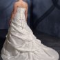 A-line Strapless 2012 Plus Size Wedding Dress