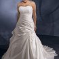A-line Lace-up 2012 Plus Size Wedding Dress