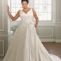 A-line V-neck 2012 Plus Size Wedding Dress