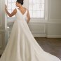 A-line V-neck 2012 Plus Size Wedding Dress
