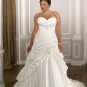 A-line Sweetheart Plus Size Wedding Dress 2012