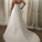 A-line Sweetheart Lace Plus Size Wedding Dress 2012