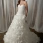 Sweetheart Ruffled Organza 2012 Wedding Dress