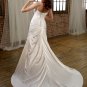 Straight Scoop Neckline Strapless 2012 Wedding Dress