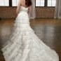 A-line Sweetheart Beading Organza 2012 Wedding Dress