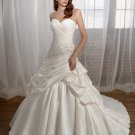 A-line Sweetheart Strapless 2012 Wedding Dress