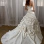 A-line Sweetheart Strapless 2012 Wedding Dress
