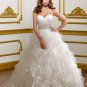 Ball Gown Sweerheart Beading Organza 2012 Wedding Dress