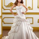 A-line Sweetheart Lace-up Back Strapless 2012 Wedding Dress