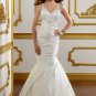 Mermaid Cap Sleeve Drop Waist 2012 Wedding Dress