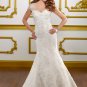 Removable Strap A-line Lace 2012 Wedding Dress
