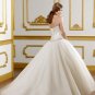 Sweetheart Beading Appliques Tulle Strapless Ball Gown 2012 Wedding Dress