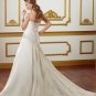 A-line Sweetheart Applique Lace-up 2012 Wedding Dress